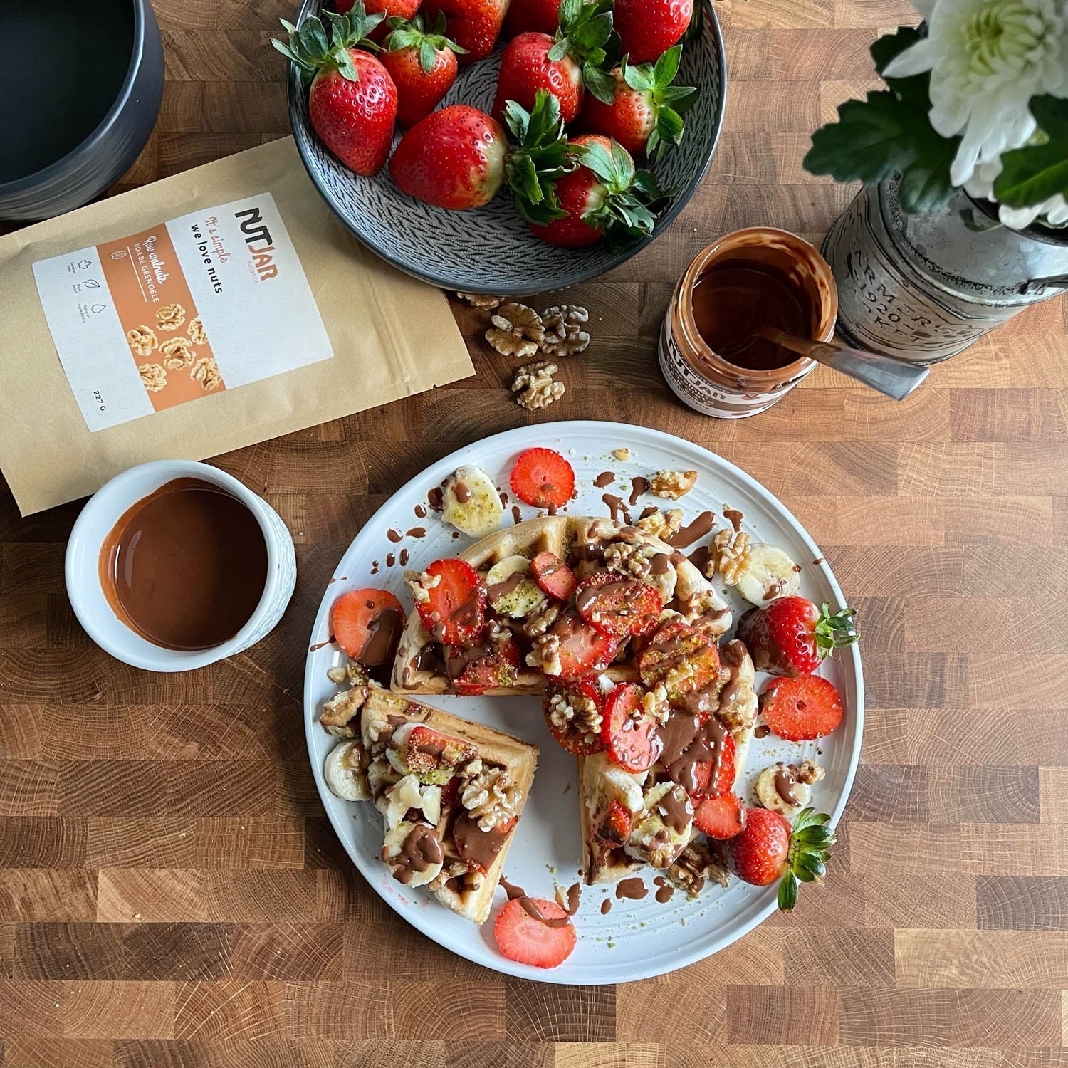 Vegan Macadamia Waffles