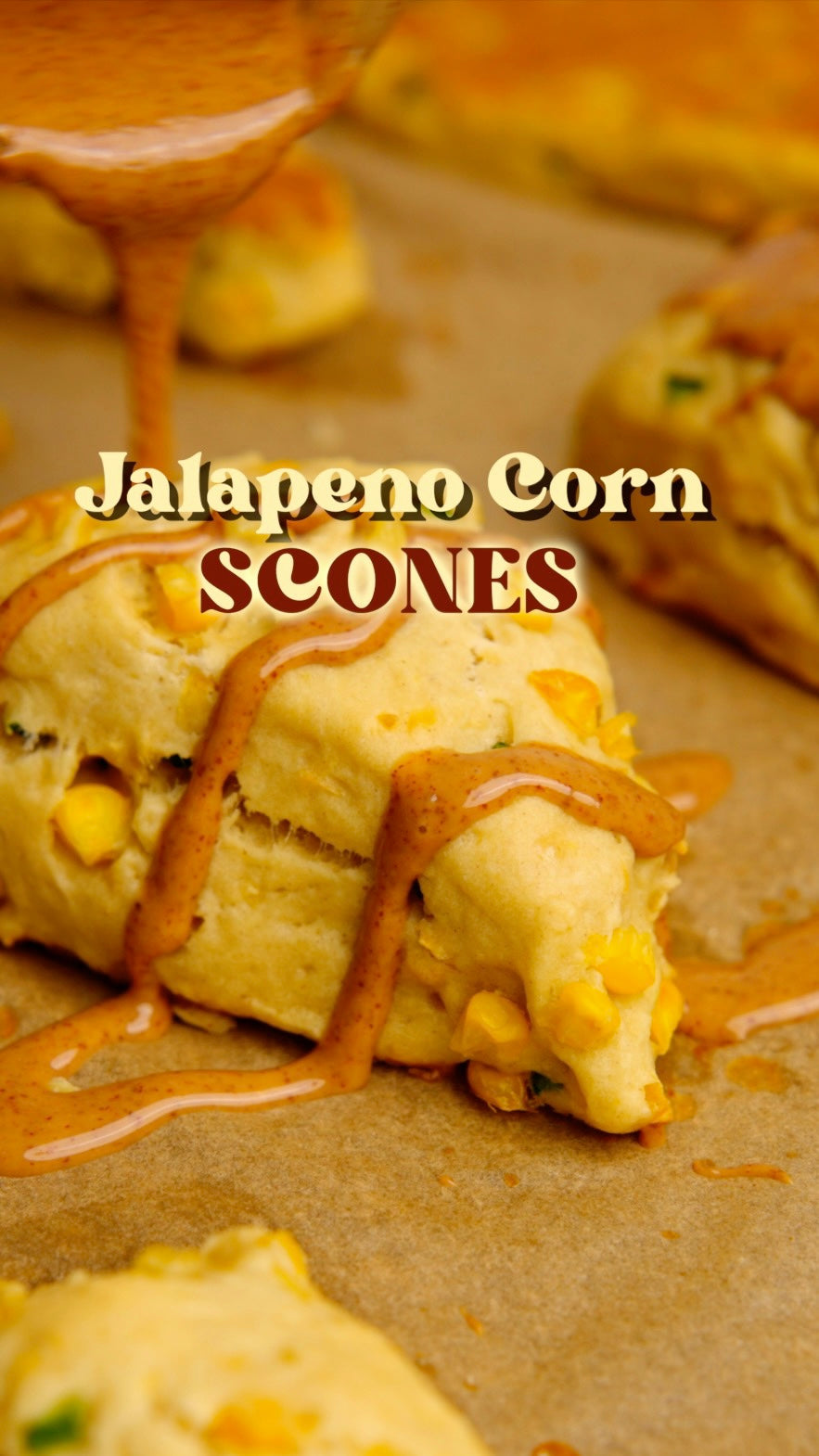 Jalapeño Corn Scones with Vegan Cultured Butter