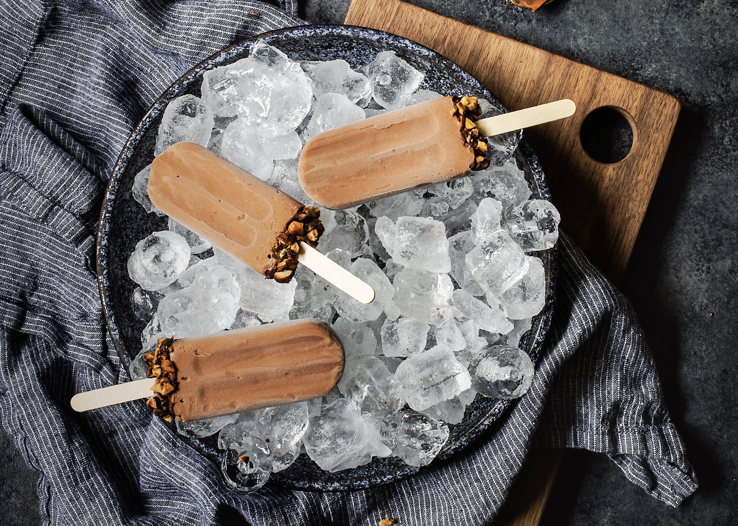 Hazelnut Fudgsicles