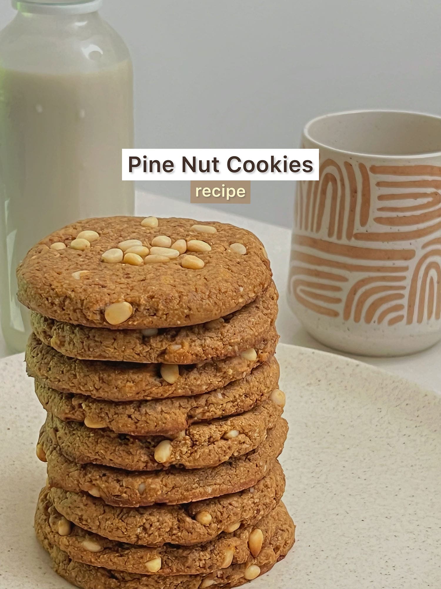 Vegan Pine Nut Cookies