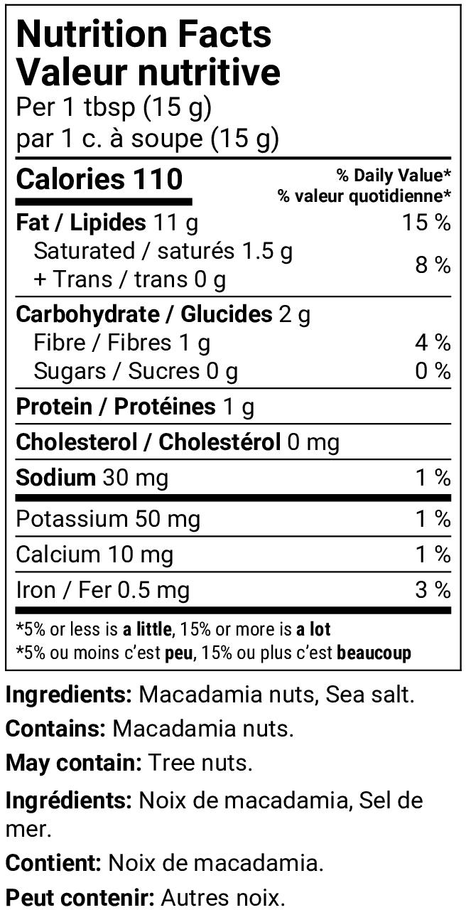 Macadamia Butter